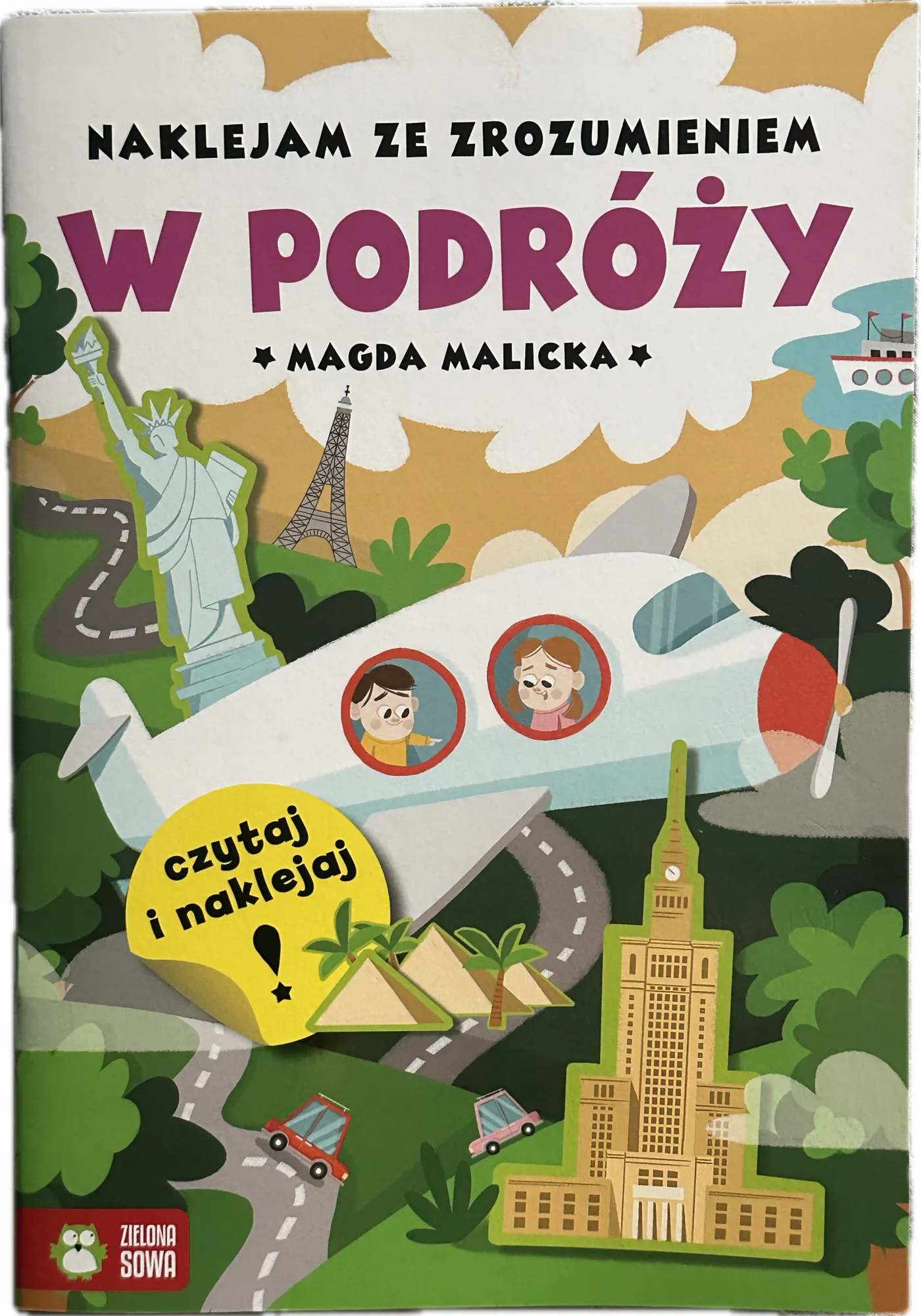 Okładka: Naklejam ze zrozumieniem w podróży naklejki czytaj i naklejaj klasa 2 3