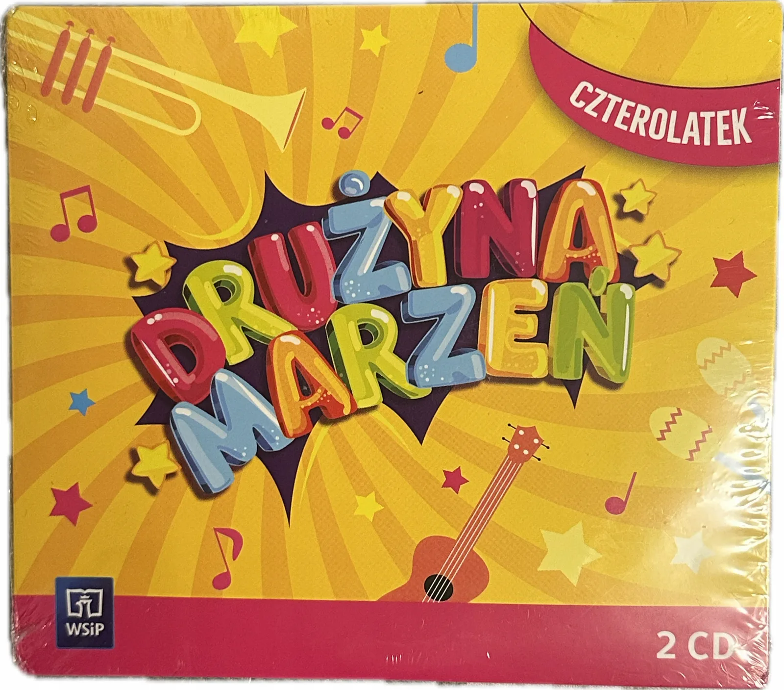 Okładka: Drużyna marzeń czterolatek 4-latek płyty 2 cd WSIP folia