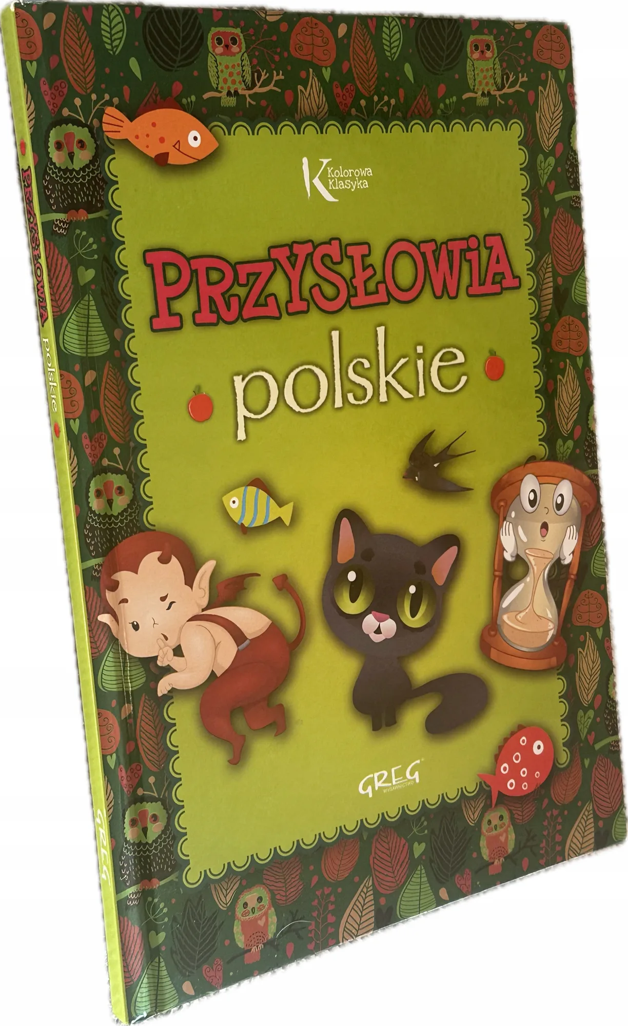 Okładka: Przysłowia polskie dla dzieci GREG twarda