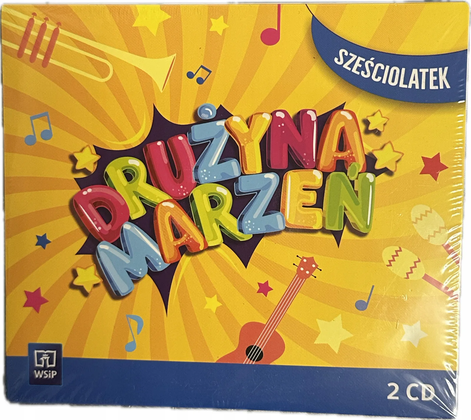 Okładka: Drużyna marzeń sześciolatek 6-latek płyty 2 cd WSIP folia