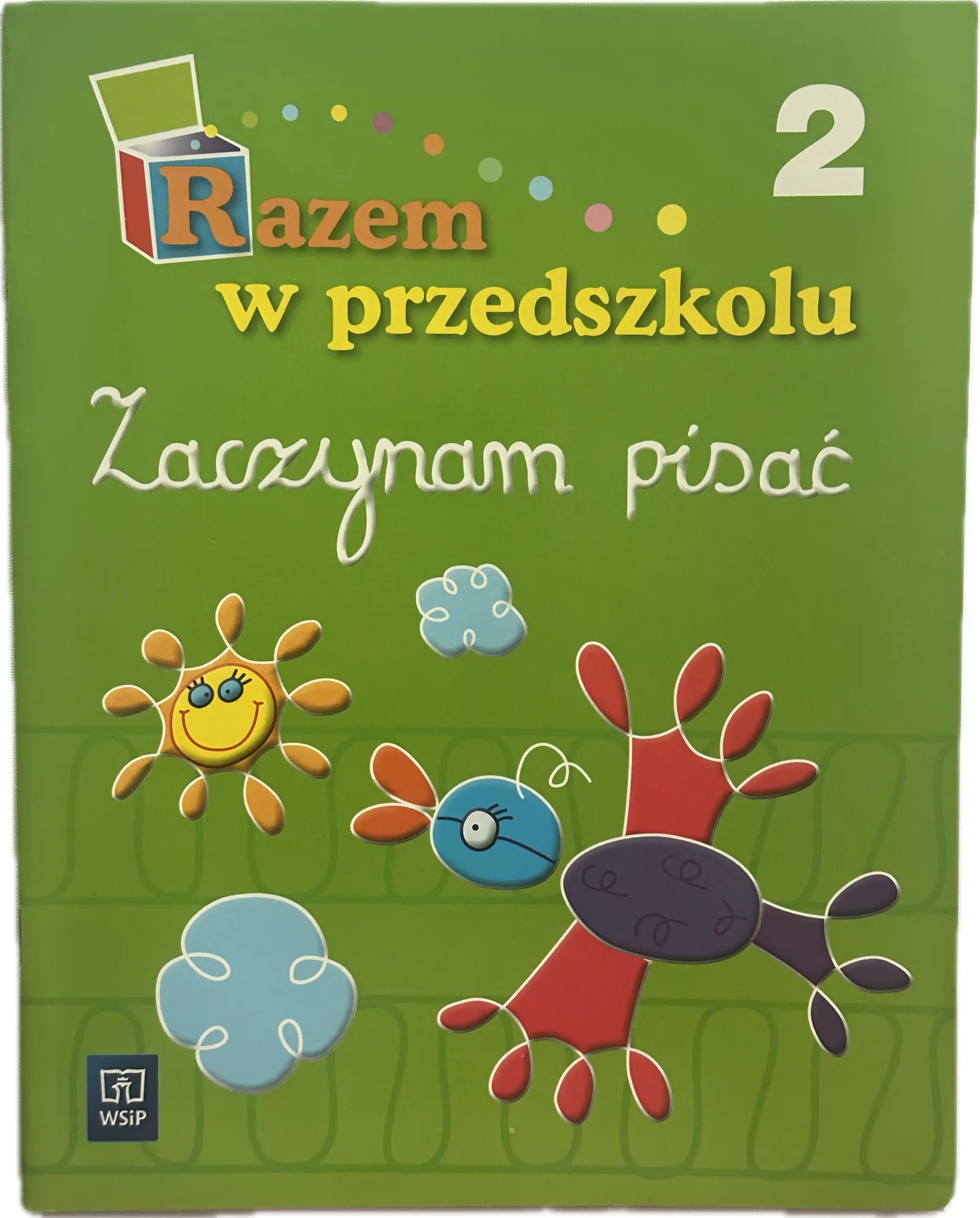 Okładka: WSIP Razem w przedszkolu Zaczynam pisać zerówka 6 lat nauka kaligrafii
