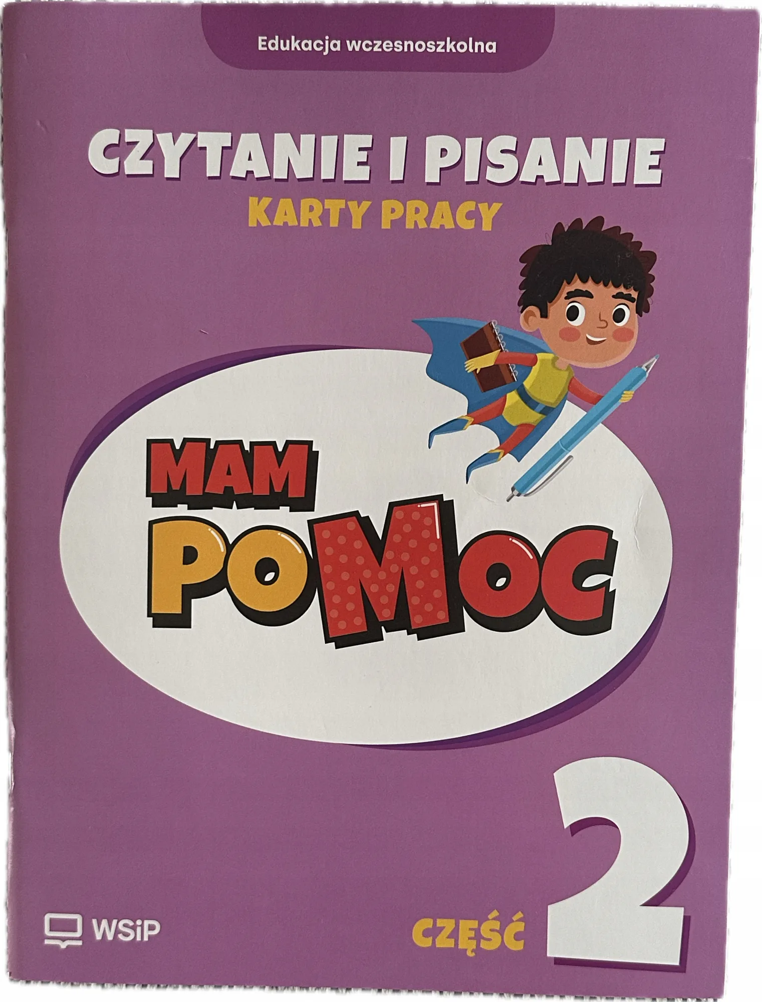 Okładka: Mam pomoc czytanie i pisanie karty pracy część 2 klasa 1 2 7 8 lat