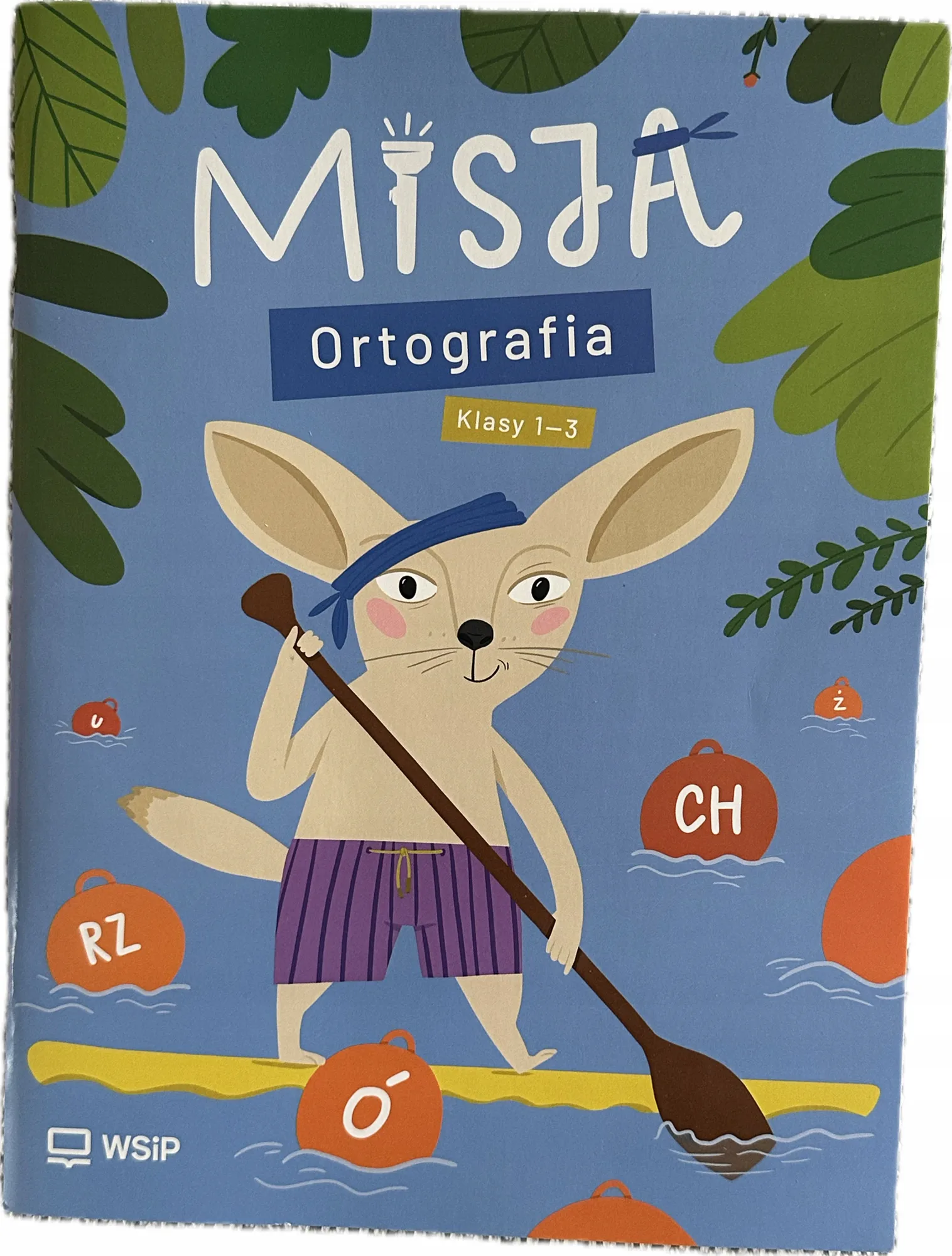 Okładka: Misja ortografia klasa 1 2 3 ćwiczenia ortograficzne z naklejkami WSIP
