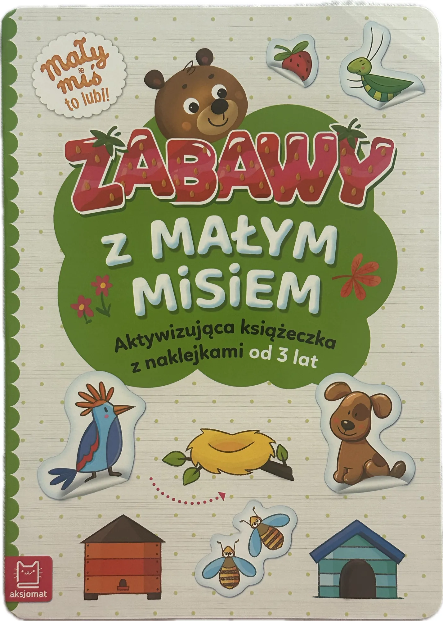 Okładka: KSIĄŻECZKA edukacyjna dla przedszkolaków 3 4 lata aktywizująca z naklejkami