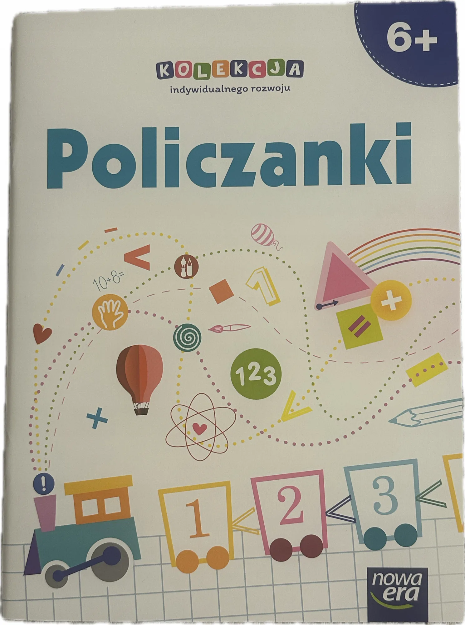 Okładka: Matematyka nauka liczenia dla maluchów POLICZANKI 6+ NOWA ERA naklejki