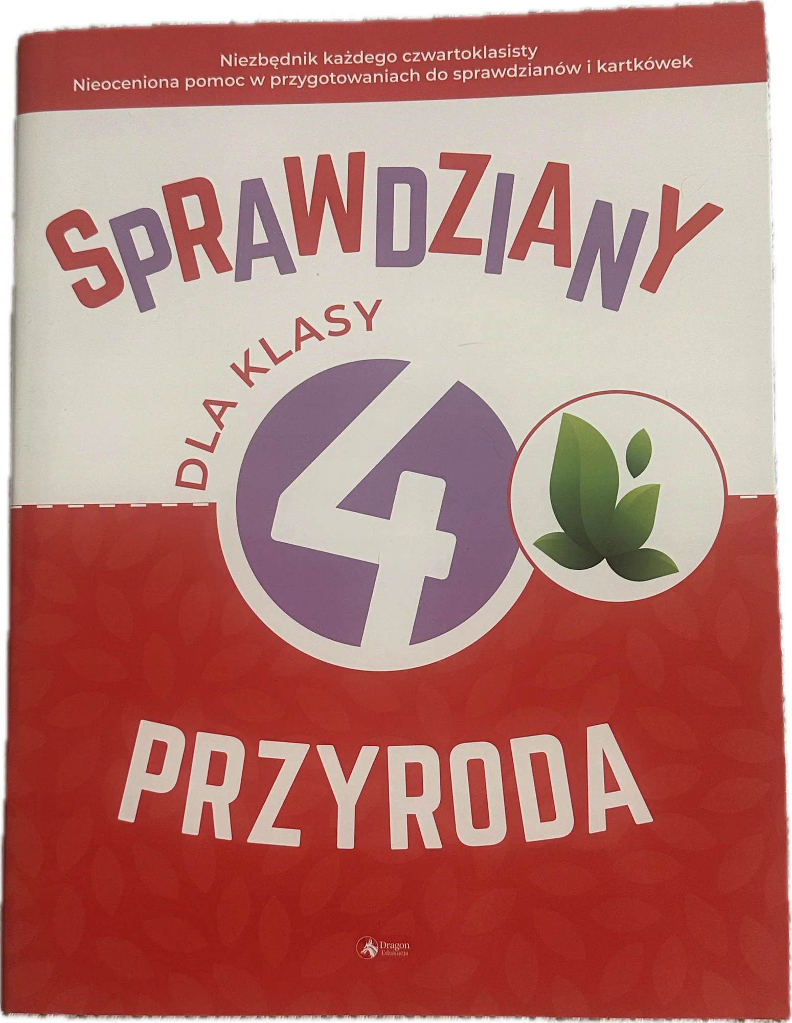 Okładka: Przyroda biologia klasa 4 SPRAWDZIANY TESTY klucze odpowiedzi