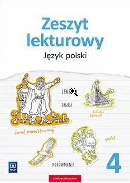 Okładka: ZESZYT LEKTUROWY WSIP KLasa 4 szkoła podstawowa karty pracy z lektur