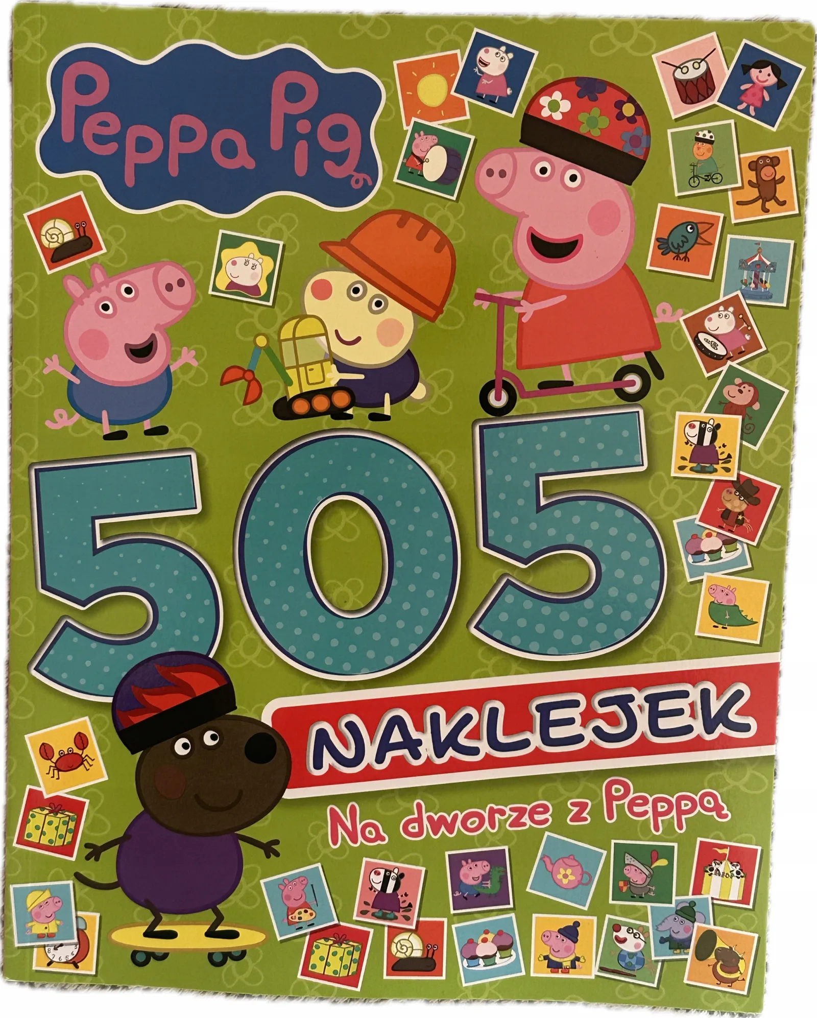 Okładka: Świnka Peppa Pig kolorowe NAKLEJKI 505 naklejek dla maluchów