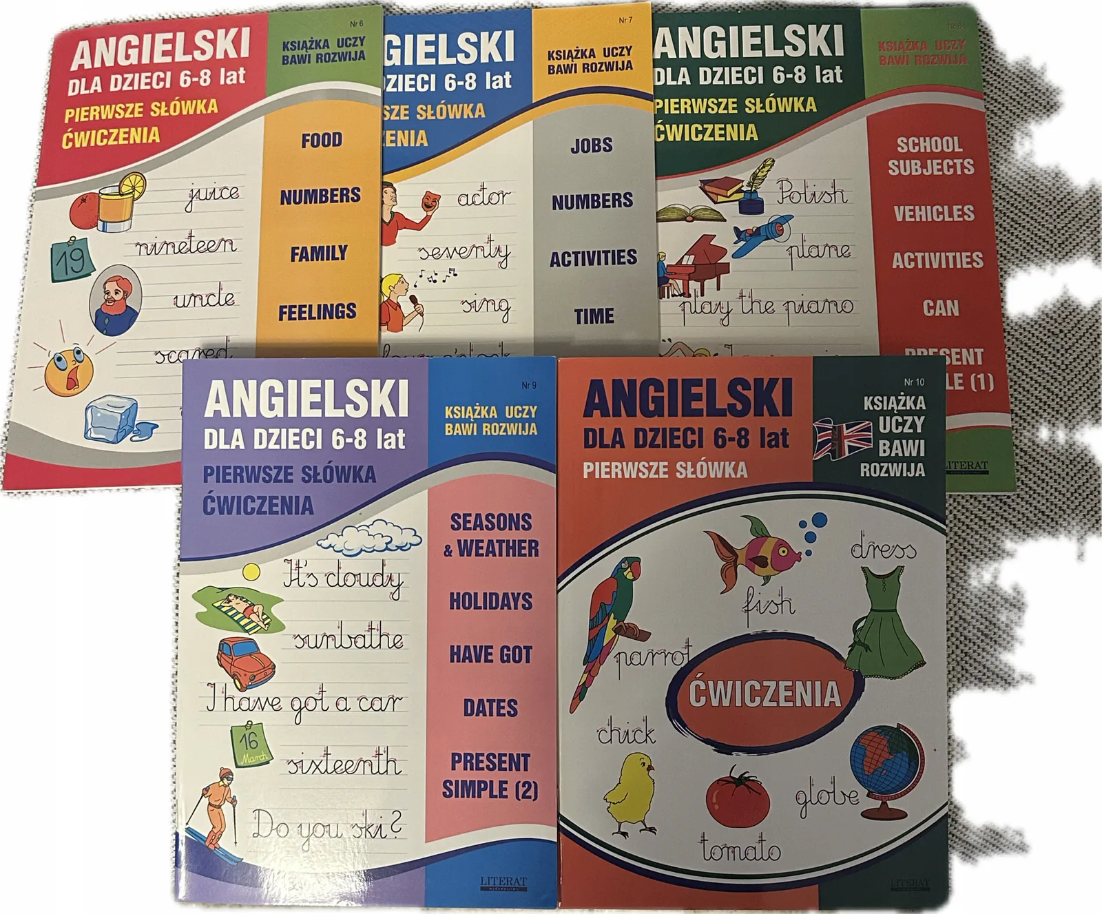 Okładka: Język angielski dla maluchów 6 7 8 lat ćwiczenia KARTY PRACY 5 SZTUK