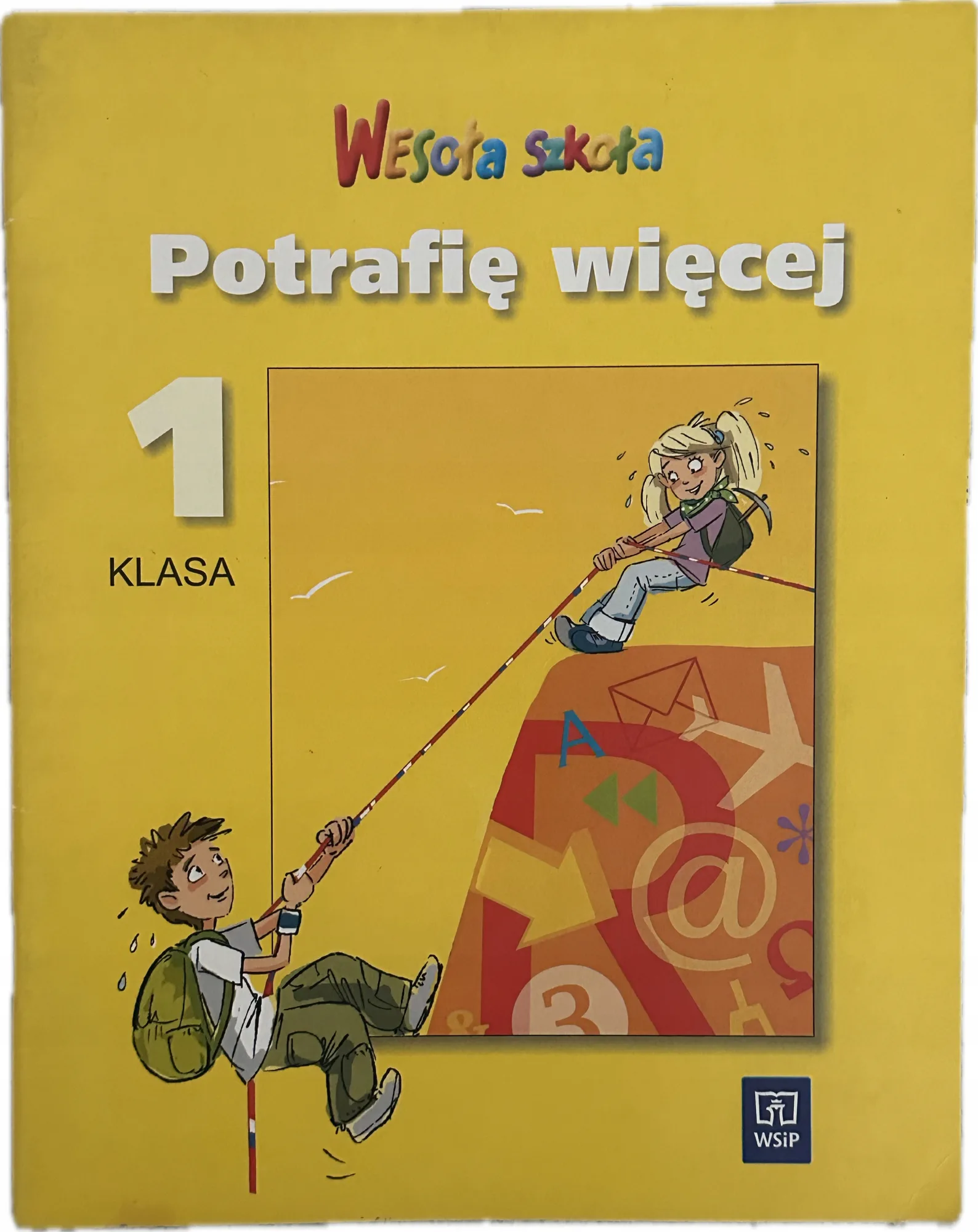 Okładka: WESOŁA SZKOŁA klasa 1 Potrafię więcej ćwiczenia karty pracy