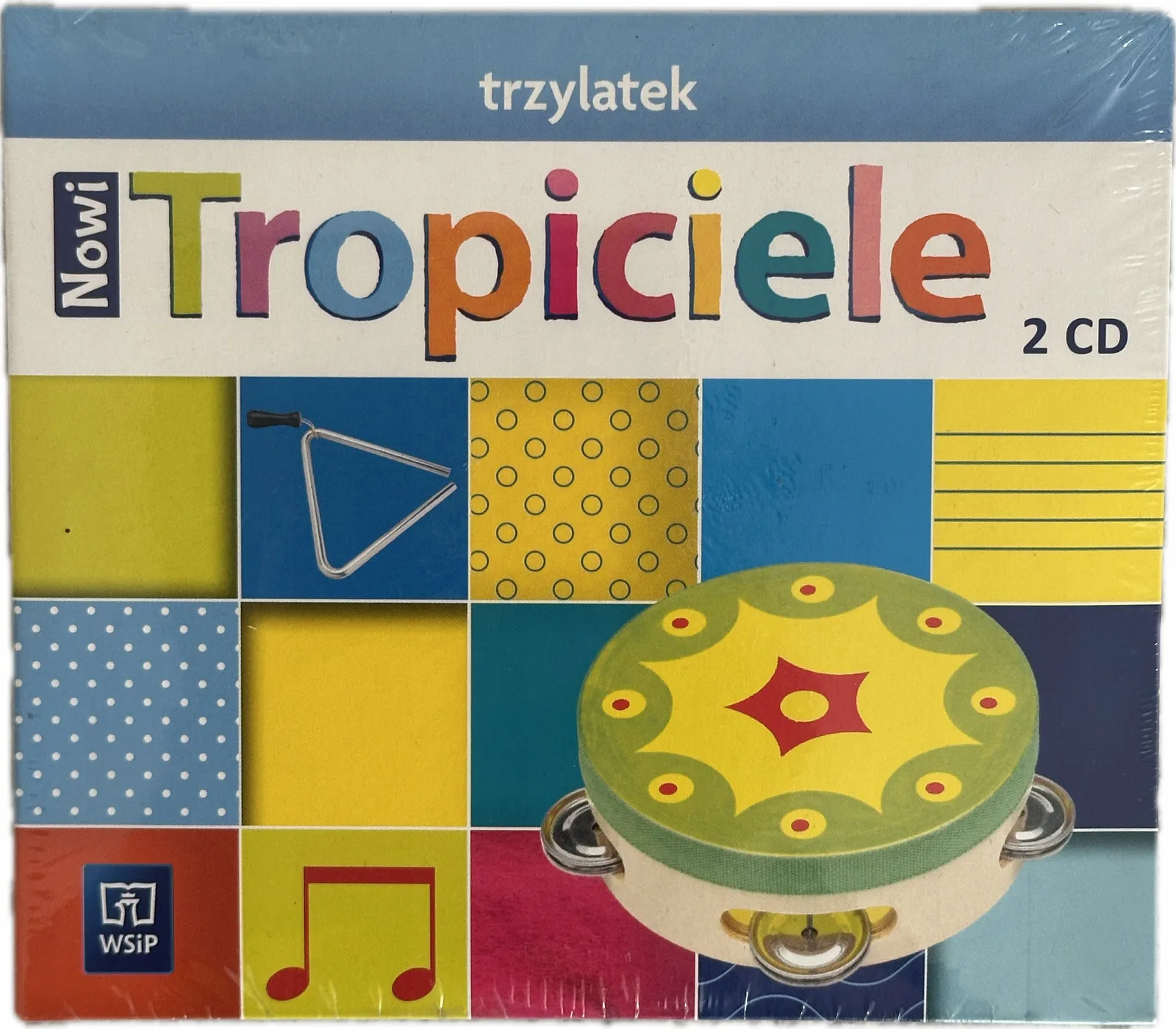 Okładka: Nowi Tropiciele trzylatek 3 lata 3-latek 2 cd płyty folia