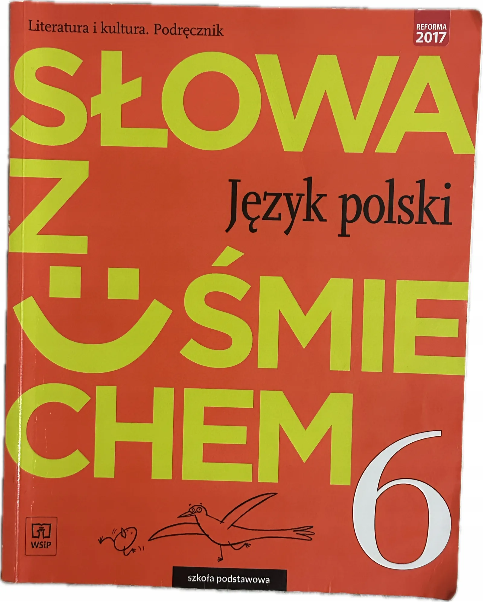 Okładka: Słowa z uśmiechem podręcznik LITERATURA I KULTURA klasa 6 WSIP