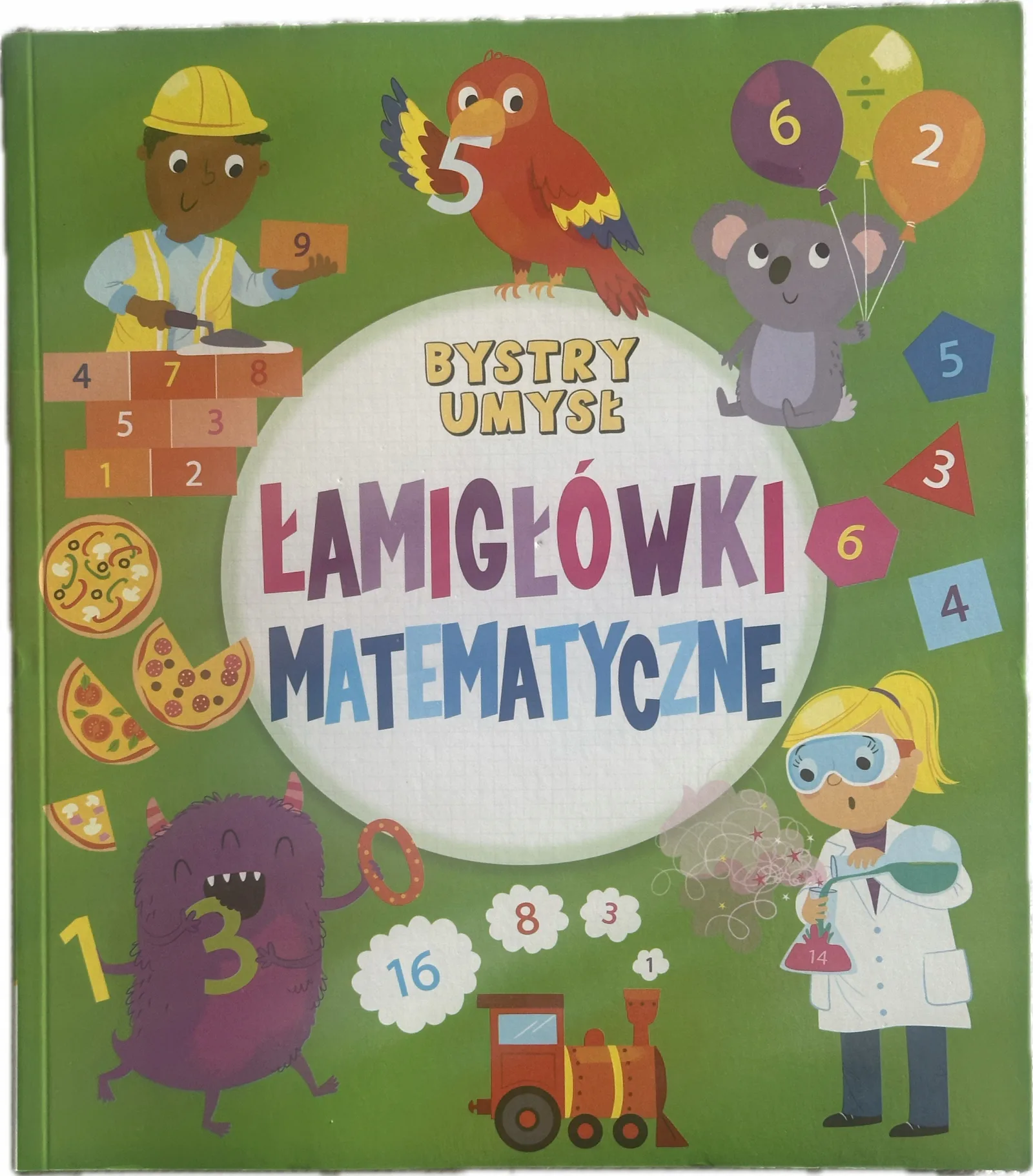 Okładka: Bystry umysł ćwiczenia karty pracy matematyka łamigłówki matematyczne 7 8 9