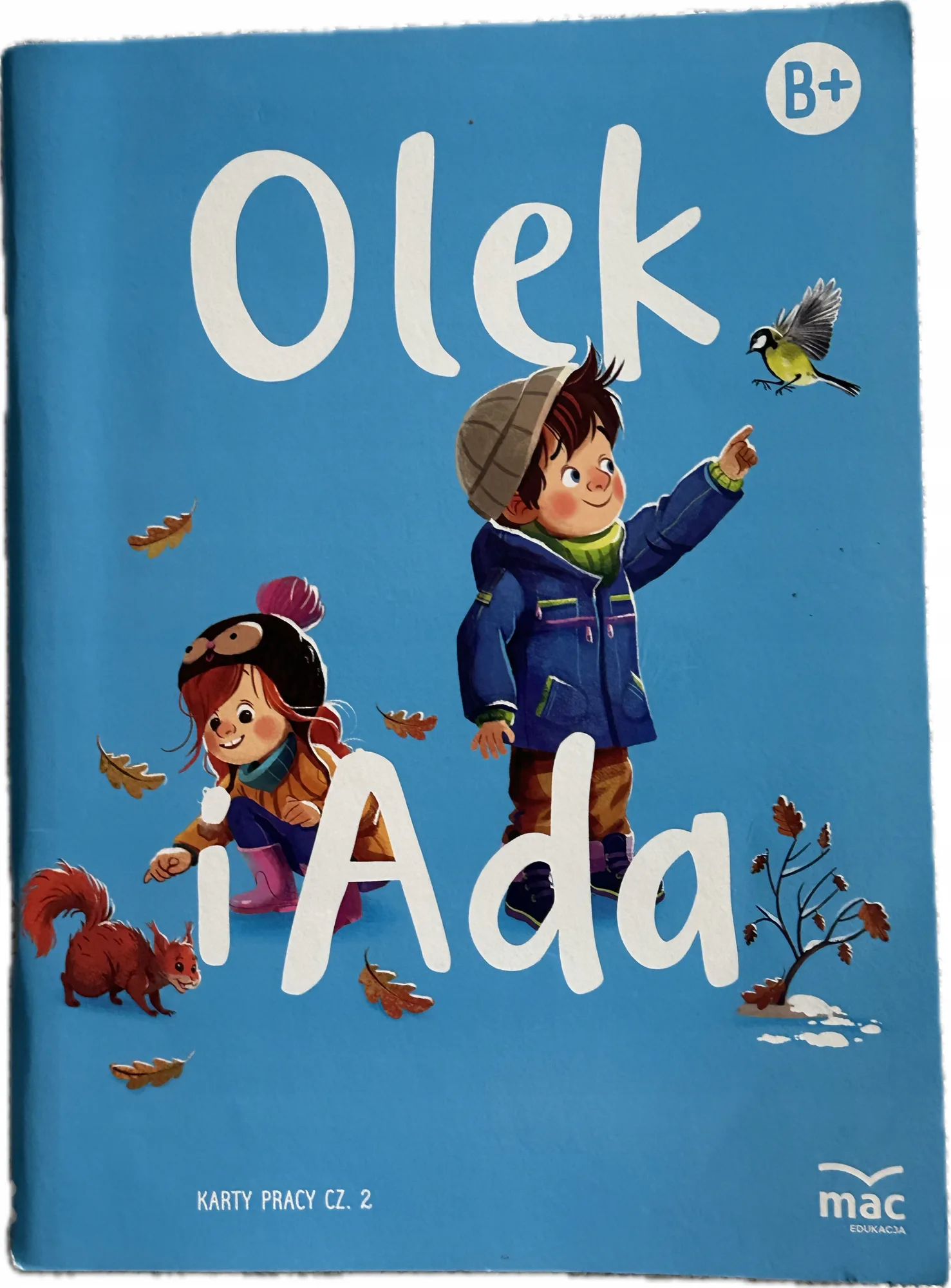 Okładka: Olek i ADA KARTY PRACY ćwiczenia część 2 B+ przedszkole MAC