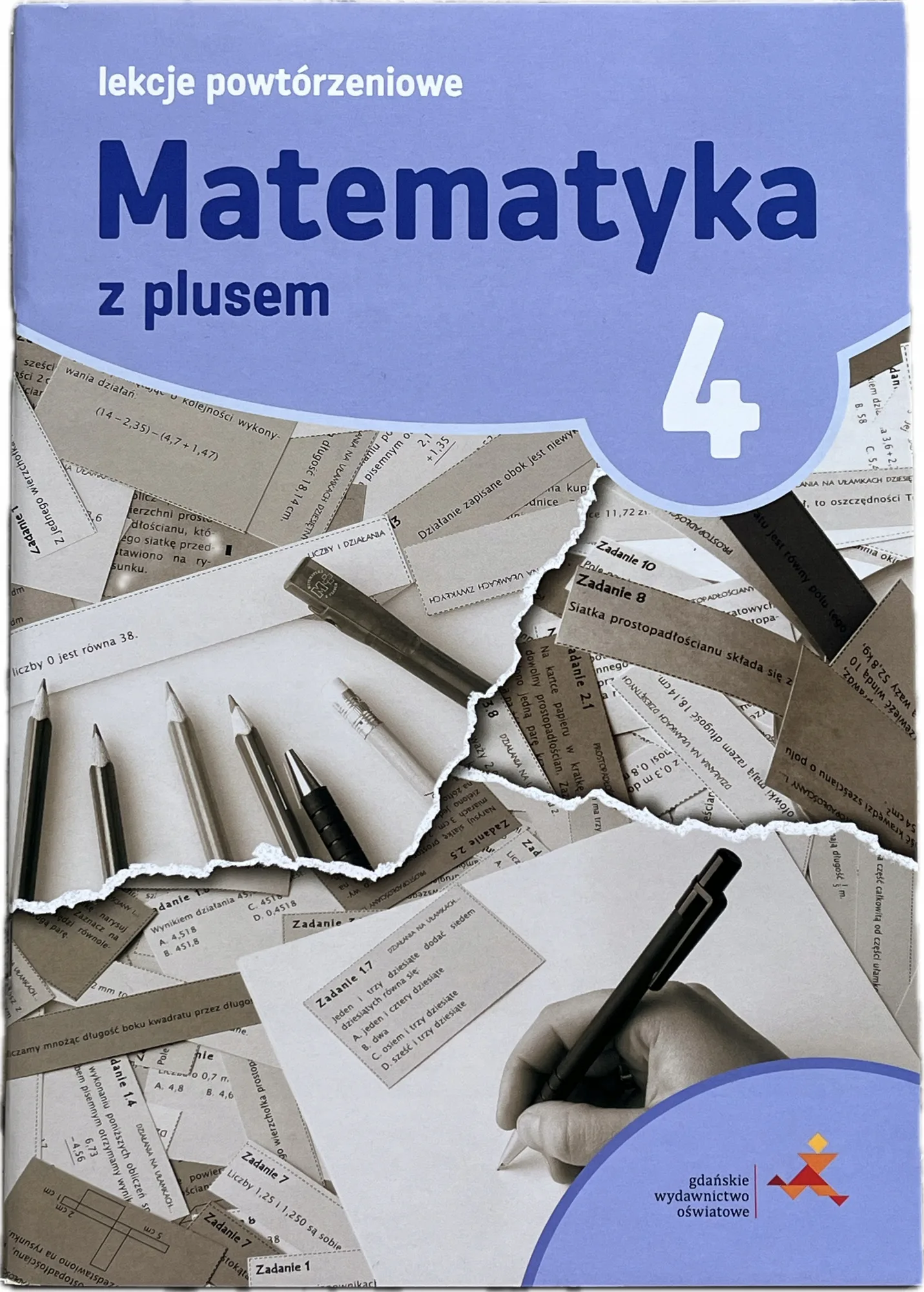 Okładka: Matematyka z plusem KLASA 4 GWO Lekcje powtórzeniowe odpowiedzi czyste
