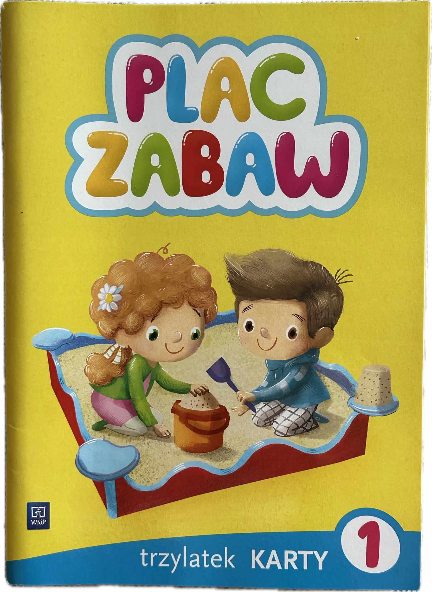 Okładka: PLAC ZABAW TRZYlatek 3-latek karty pracy ćwiczenia część 1 WSIP