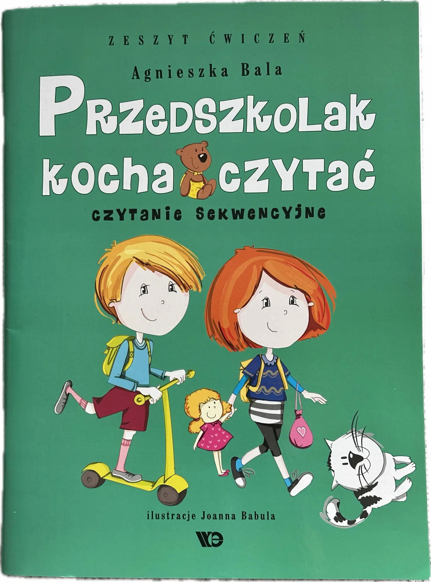 Okładka: Nauka czytania Przedszkolak kocha czytać czytanie sekwencyjne