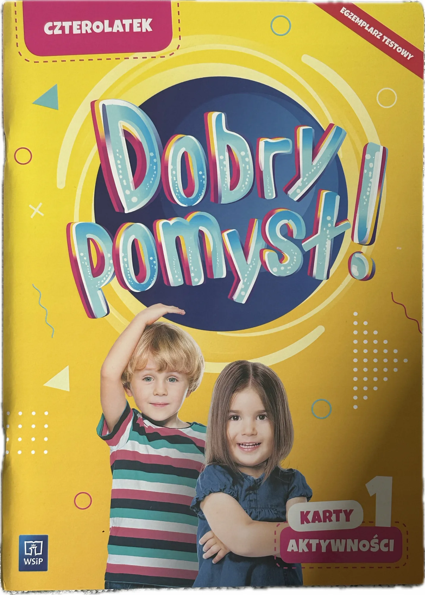 Okładka: Dobry pomysł czterolatek 4-lata Karty aktywności pracy część 1 WSiP testowy