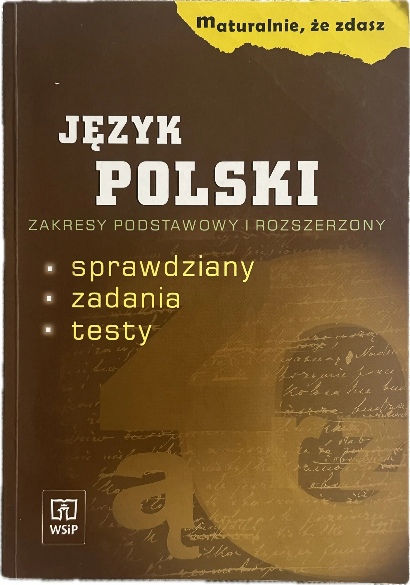 Okładka: Język polski liceum matura sprawdziany zadania testy odpowiedzi WSIP