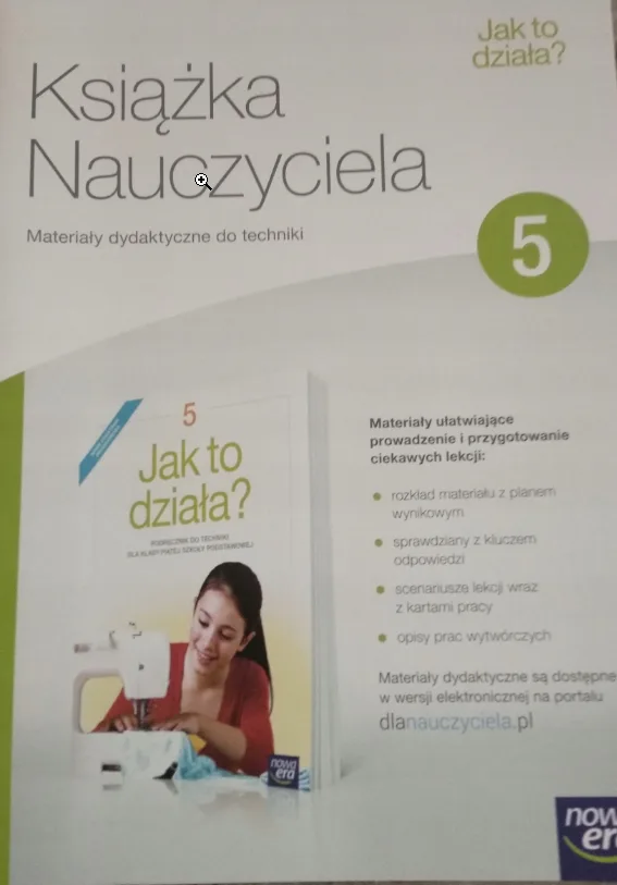 Okładka: JAK TO DZIAŁA? KL 5 sprawdziany TESTY ksiązka nauczyciela NOWA ERA