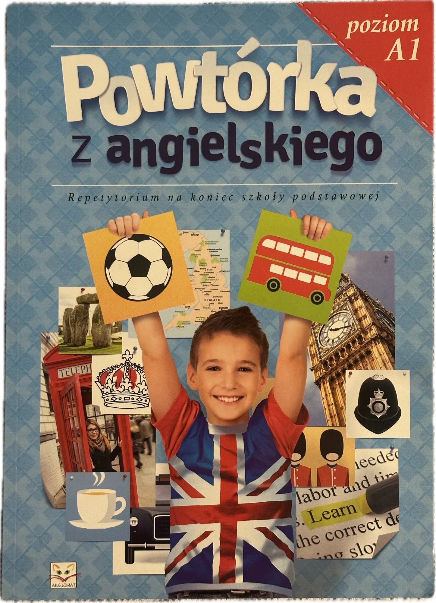 Okładka: Powtórka z angielskiego repetytorium ćwiczenia odpowiedzi poziom A1 testy