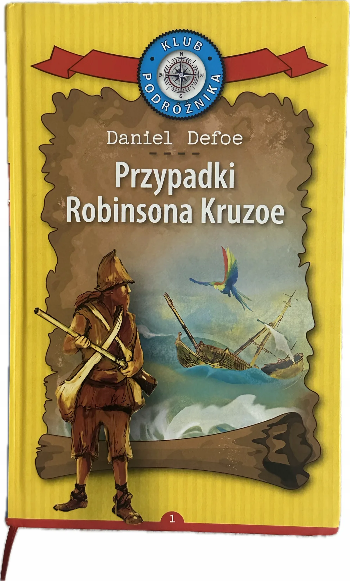 Okładka: Przypadki Robinsona Kruzoe lektura KLUB PODRÓŻNIKA