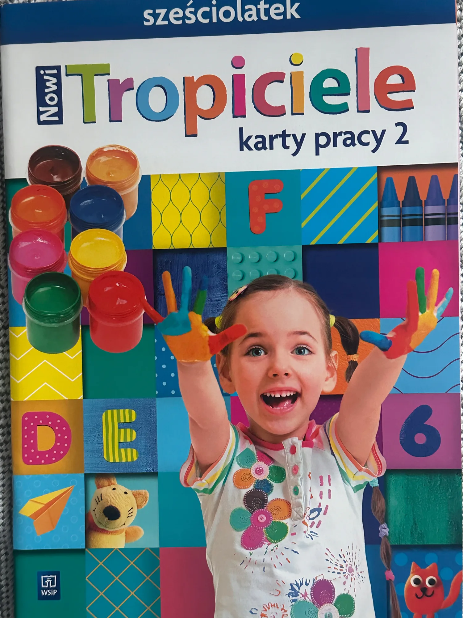 Okładka: Nowi TROPICIELE karty pracy ćwiczenia sześciolatek 6 lat WSIP nowa część 2