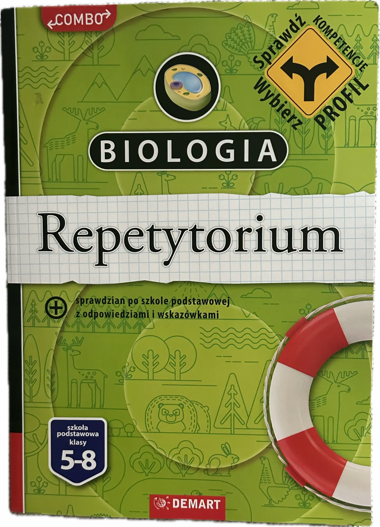 Okładka: Biologia ściąga KLASA 5-8 opracowania tematów repetytorium sprawdzian odp