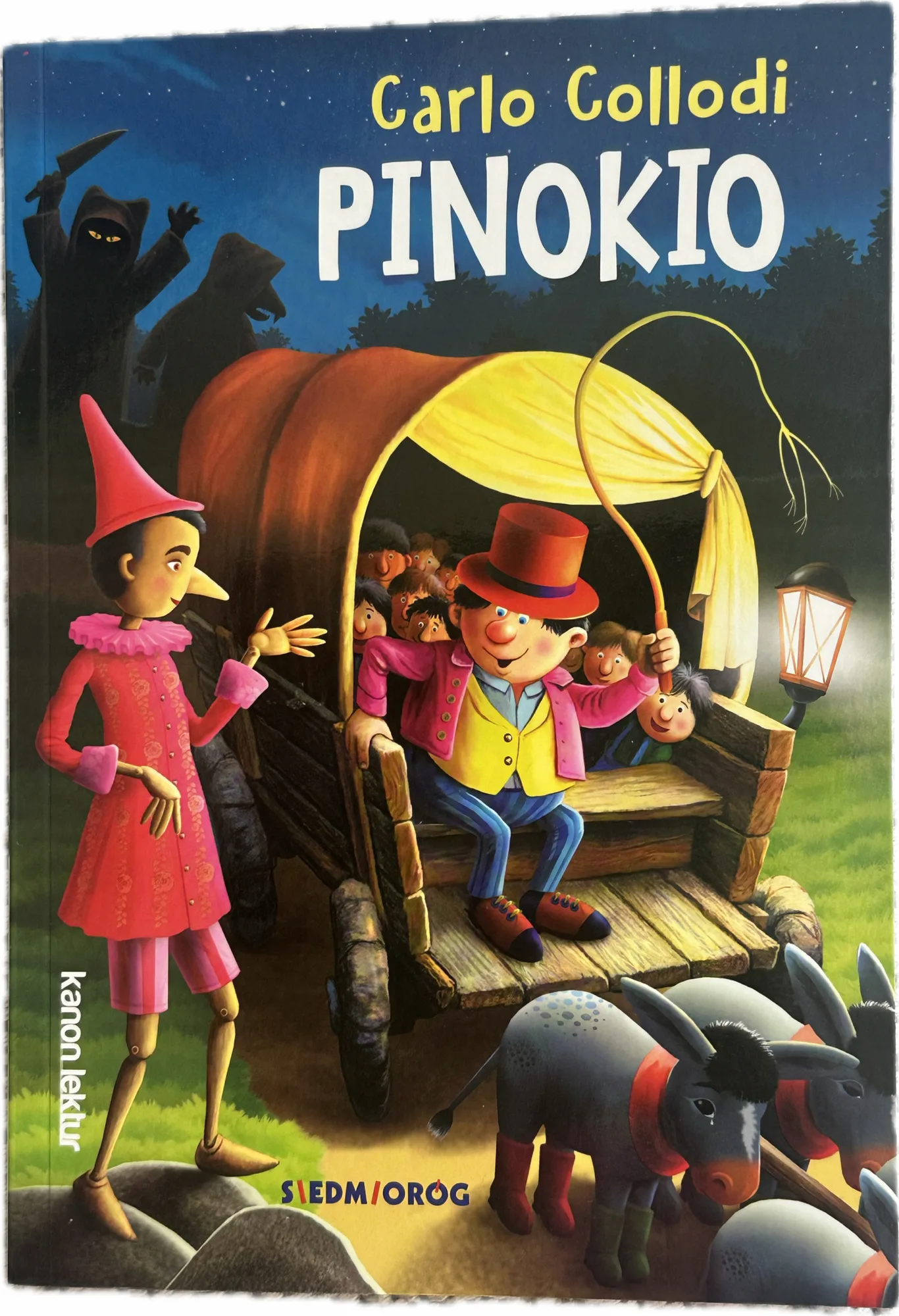 Okładka: PINOKIO Carlo Collodi Lektura