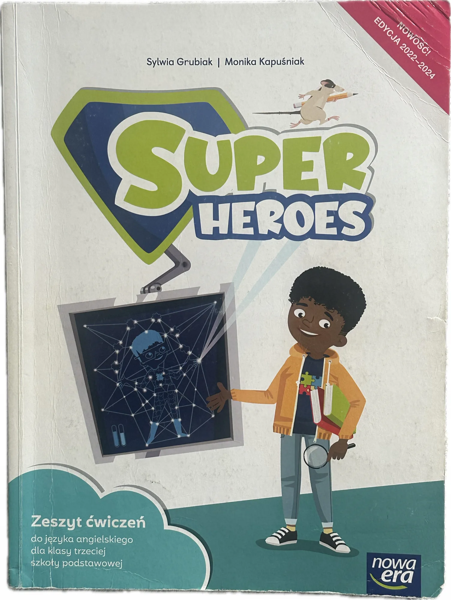 Okładka: SUPER Heroes klasa 3 język angielski ćwiczenia zeszyt ćwiczeń