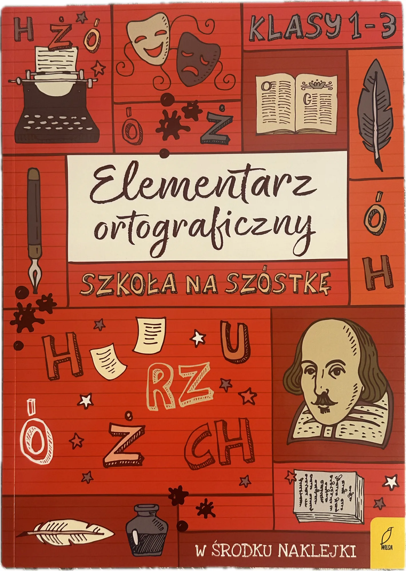 Okładka: Elementarz ortograficzny Szkoła na szóstkę ćwiczenia ortograficzne dyktanda