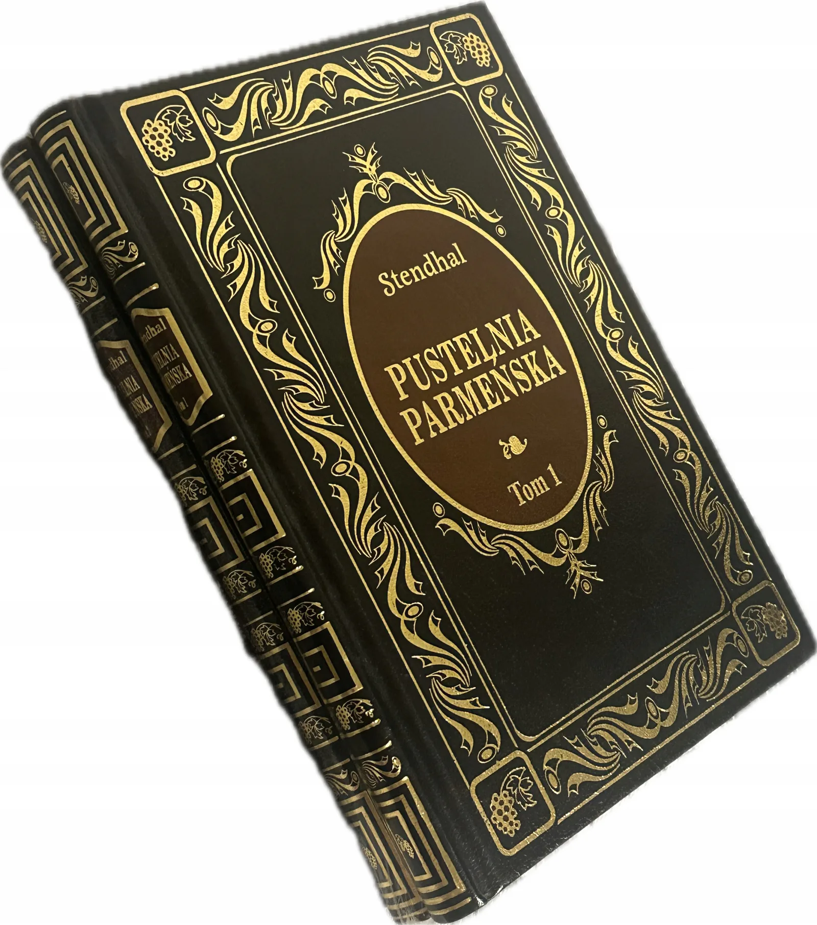 Okładka: Pustelnia Parmeńska Stendhal 2 tomy skóra TWARDA