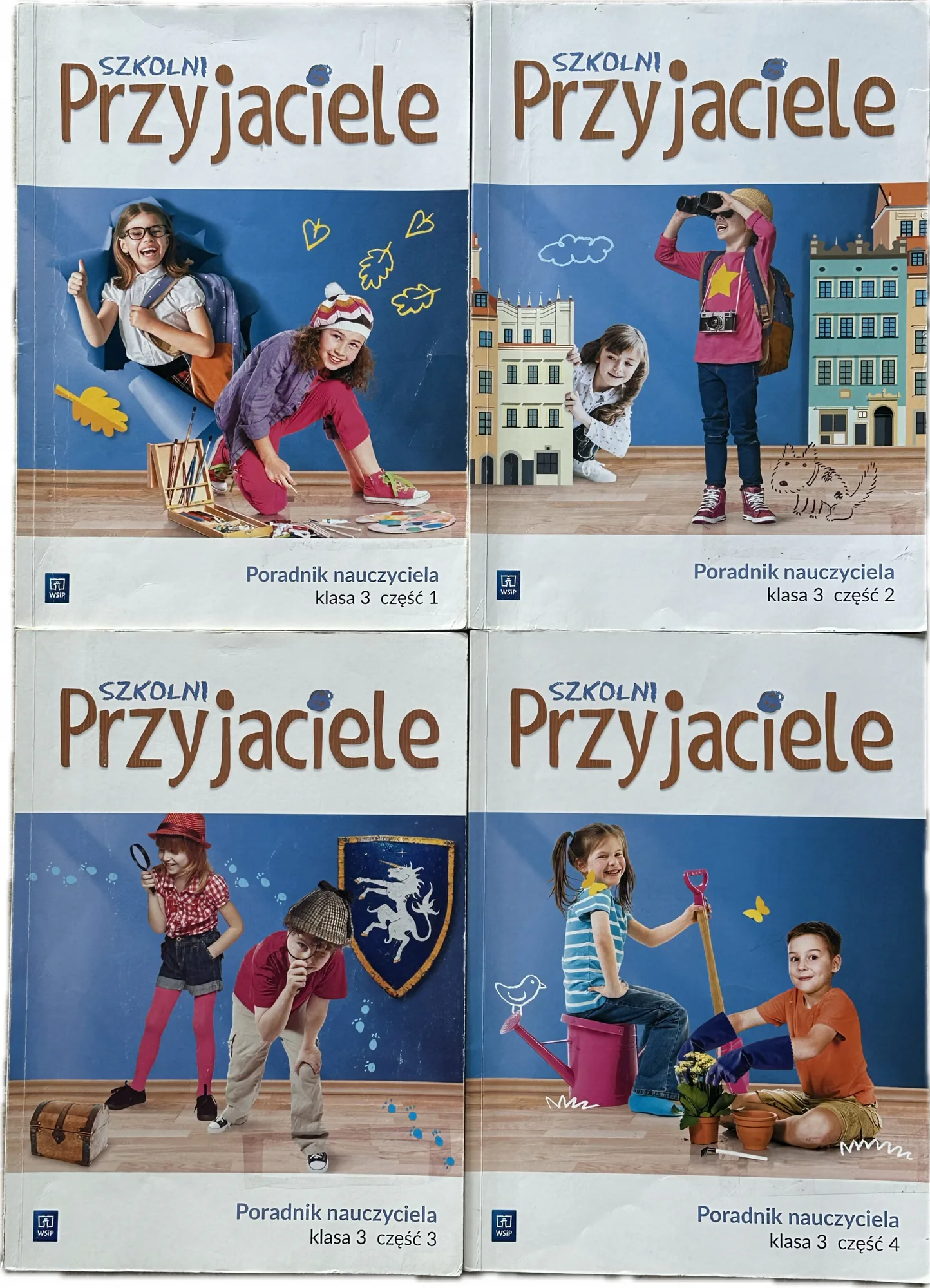 Okładka: Szkolni przyjaciele ksiązka nauczyciela poradnik metodyczny klasa 3 komplet