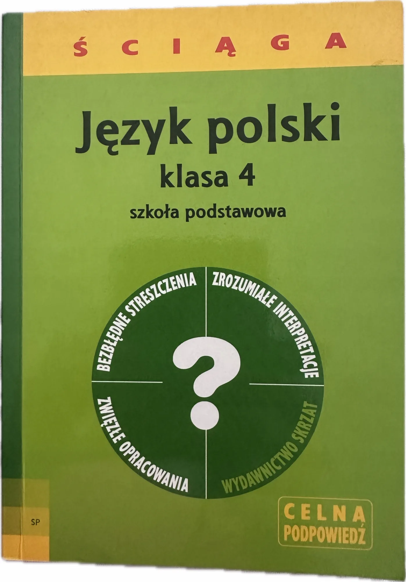 Okładka: OPRACOWANIA LEKTUR omówienia streszczenia ściąga klasa 4