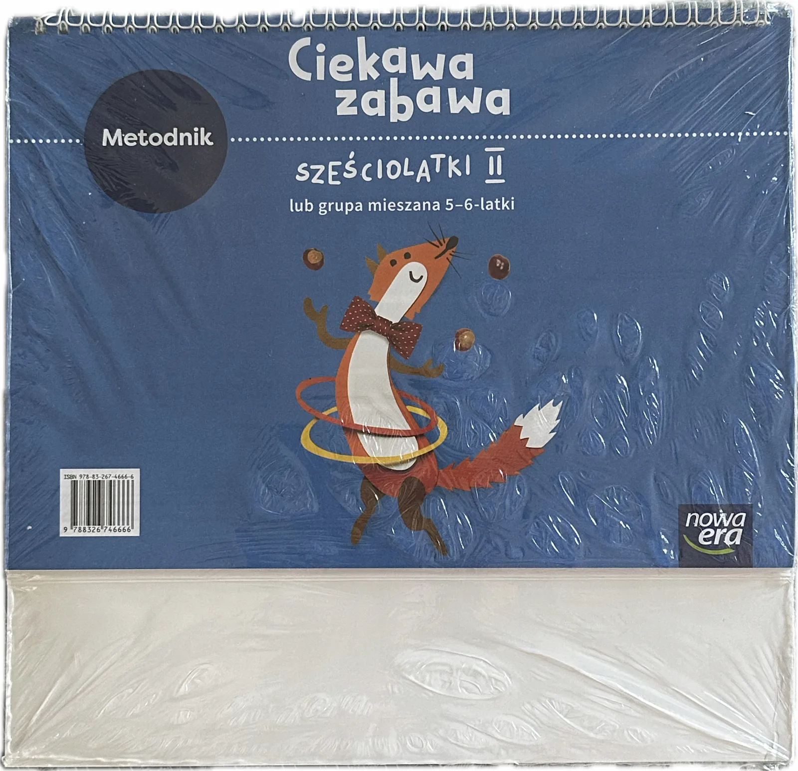 Okładka: sześciolatki metodnik grupa mieszana 5-6 latki Ciekawa zabawa II NOWA ERA