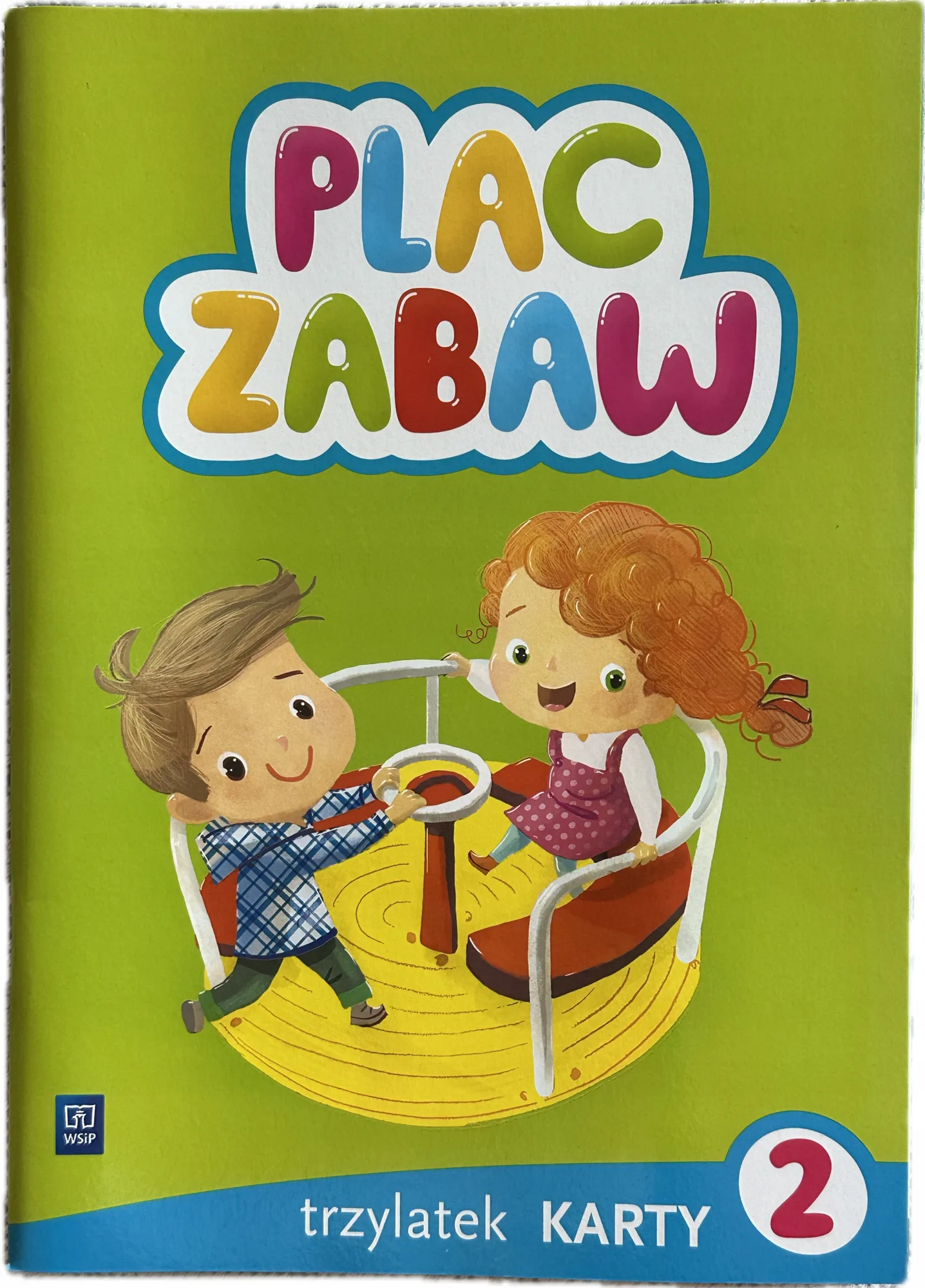 Okładka: PLAC ZABAW TRZYlatek 3-latek karty pracy ćwiczenia część 2 WSIP