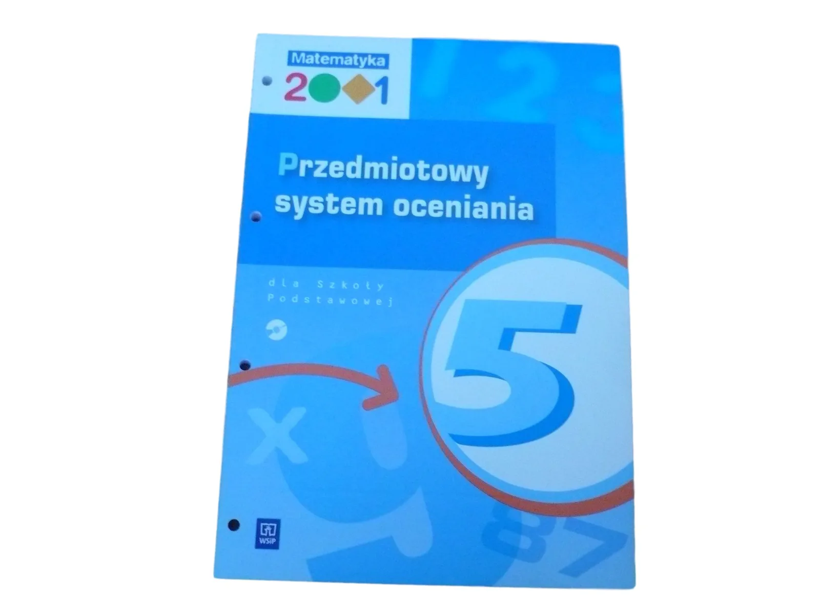 Okładka: MATEMATYKA 2001 klasa 5 testy PSO sprawdziany