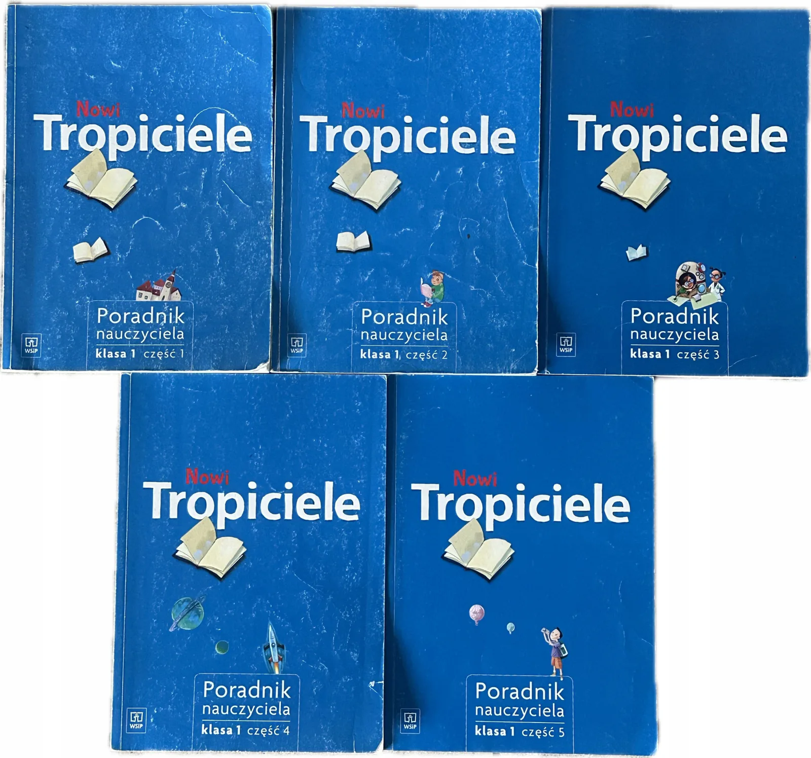 Okładka: Nowi TROPICIELE klasa 1 ksiązka poradnik nauczyciela 5 sztuk komplet zestaw