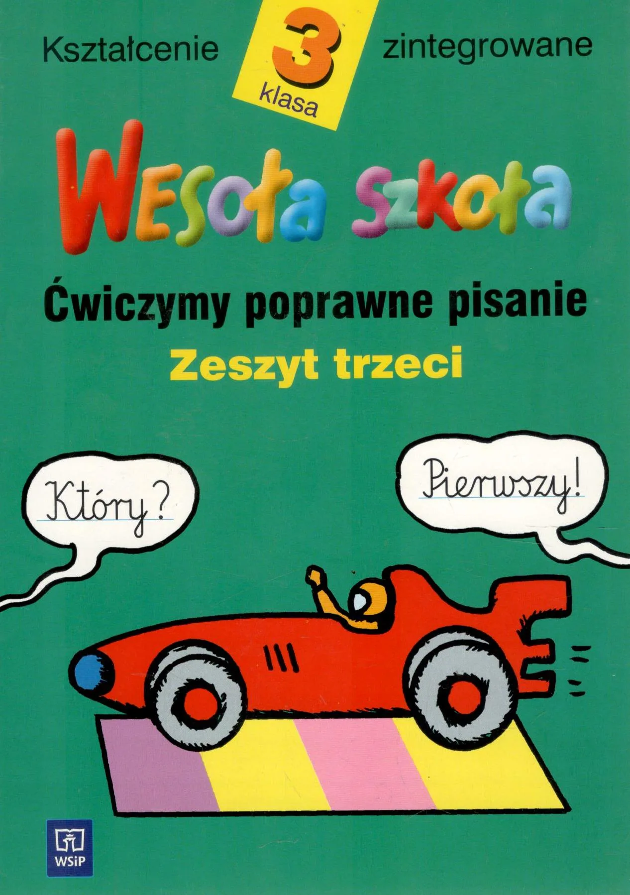 Okładka: Ćwiczenia Wesoła szkoła WSIP KLASA 3 część 3 jezyk polski