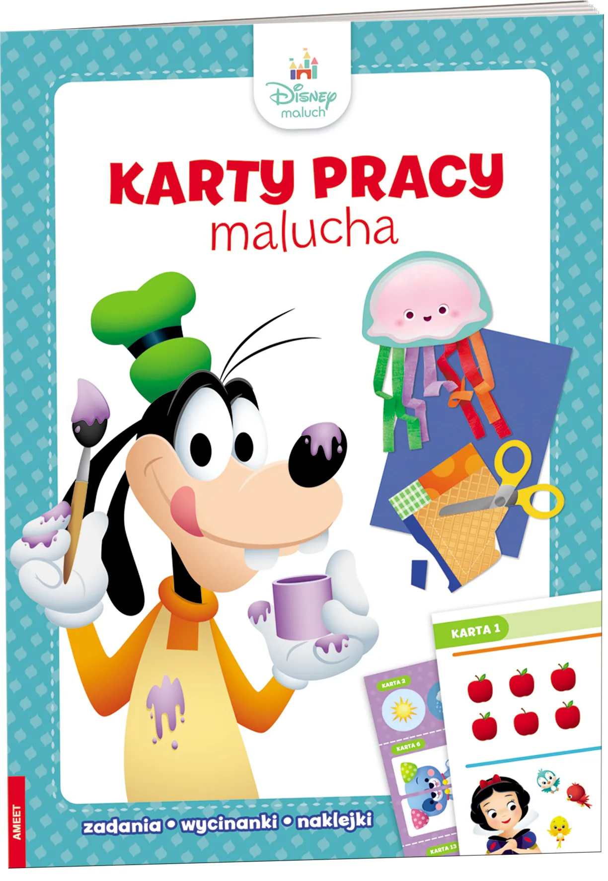 Okładka: Disney Maluch Karty pracy DLA 3-LATKA TRZYLATKA malucha
