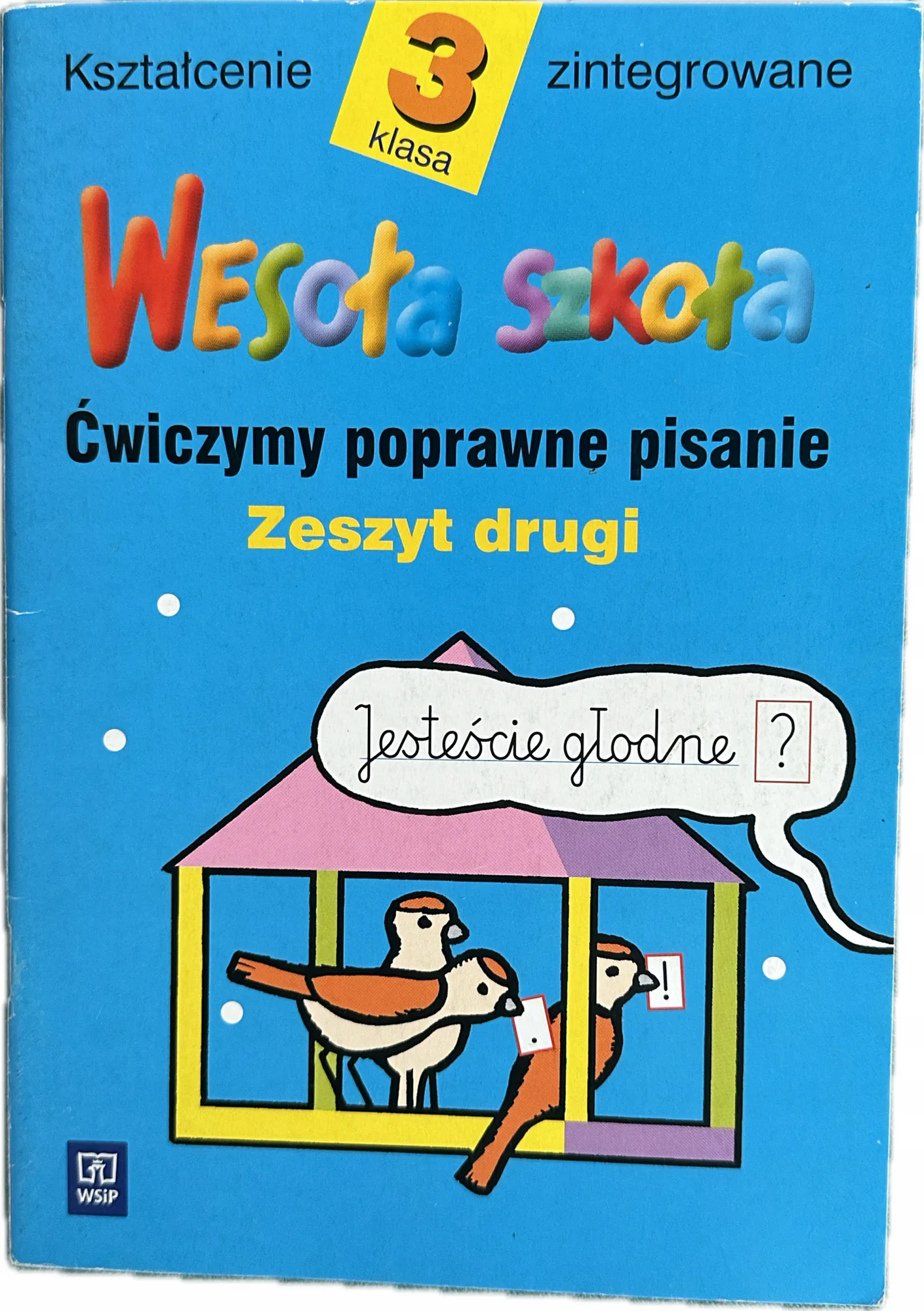 Okładka: Ćwiczenia Wesoła szkoła WSIP KLASA 3 część 2 jezyk polski