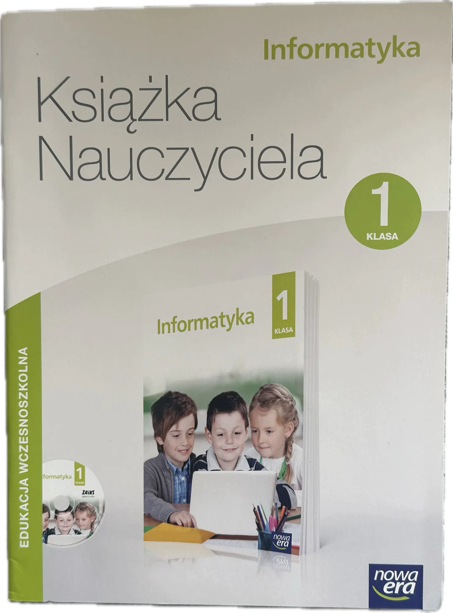 Okładka: NOWA ERA klasa 1 informatyka książka nauczyciela płyta cd