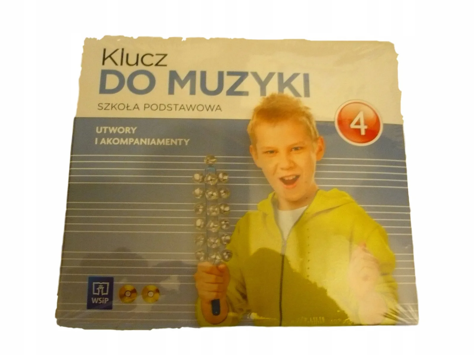 Okładka: KLUCZ DO MUZYKI 4 utwory i akompaniamenty WSIP