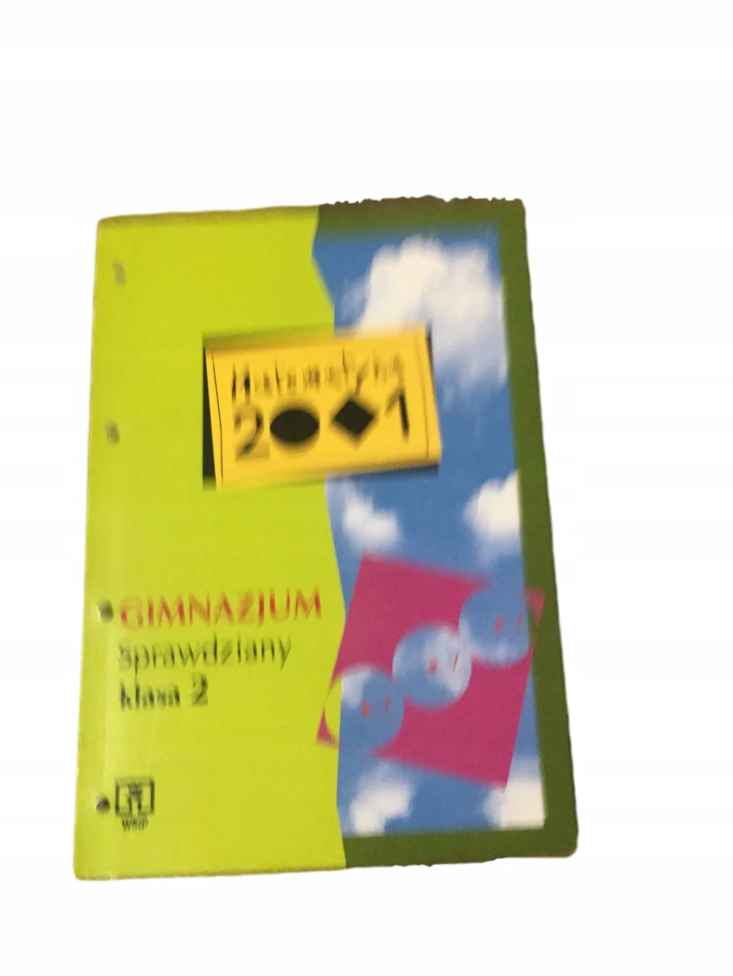 Okładka: MATEMATYKA 2001 2 SPRAWDZIANY TESTY