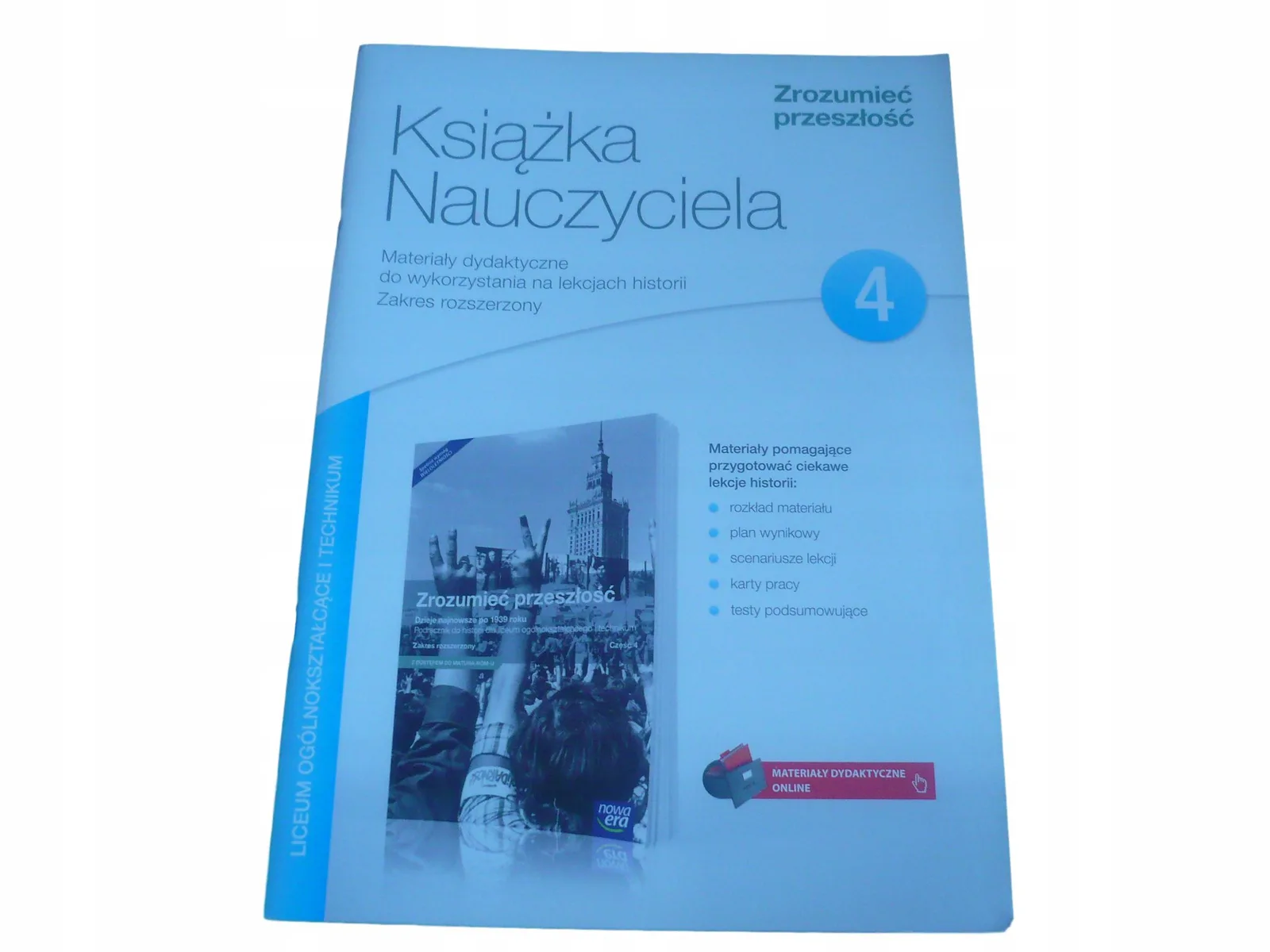 Okładka: ZROZUMIEC PRZESZŁOŚĆ 4 sprawdziany testy książka nauczyciela