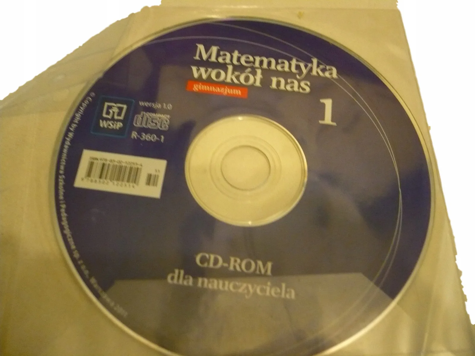 Okładka: MATEMATYKA WOKÓŁ NAS 1 ksiązka nauczyciela na cd