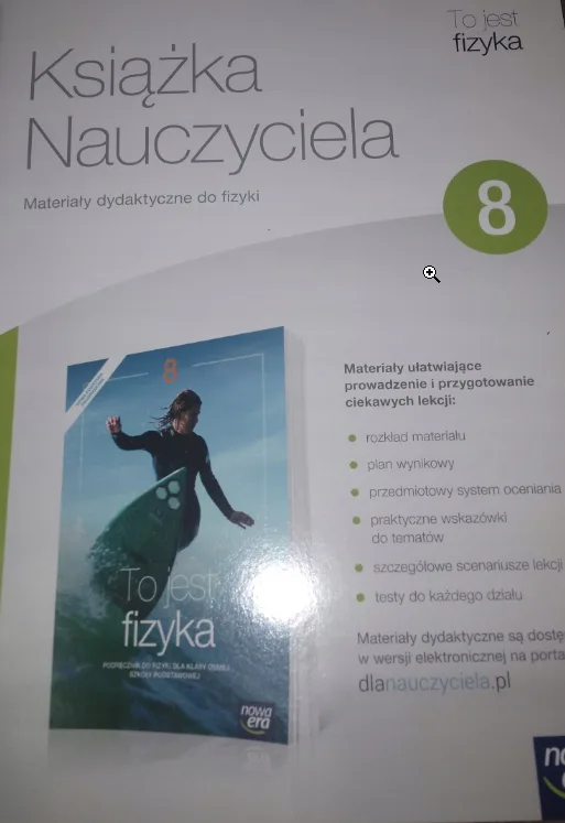 Okładka: TO JEST FIZYKA klasa 8 sprawdziany TESTY ksiązka nauczyciela