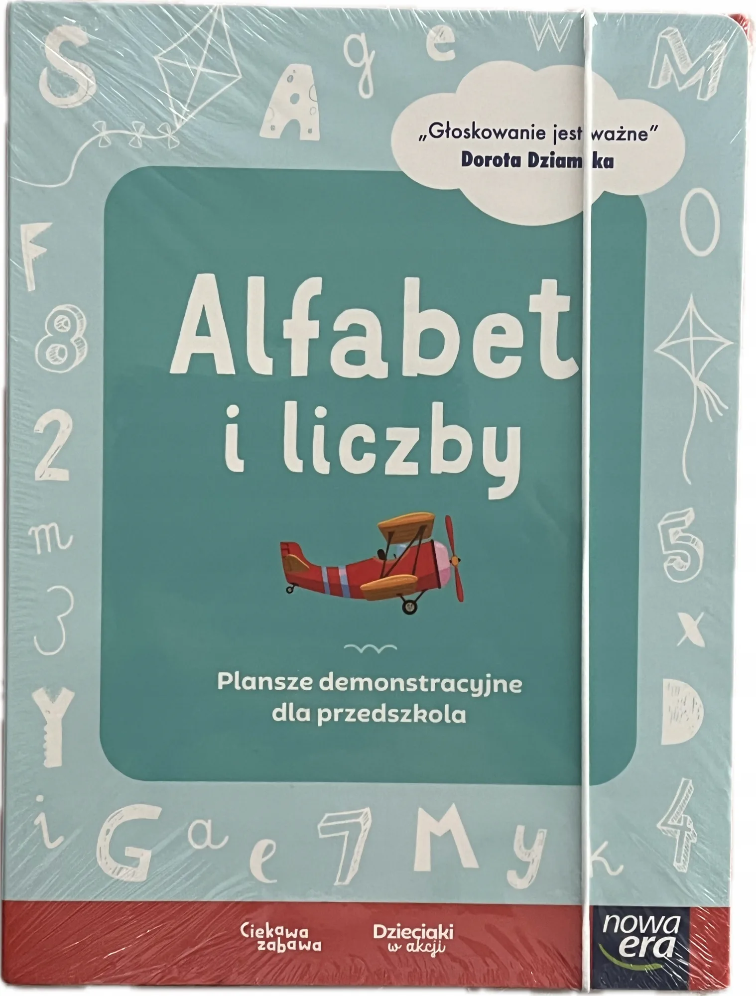 Okładka: Plansze edukacyjne DEMONSTRACYJNE DO PRZEDSZKOLA alfabet litery liczby