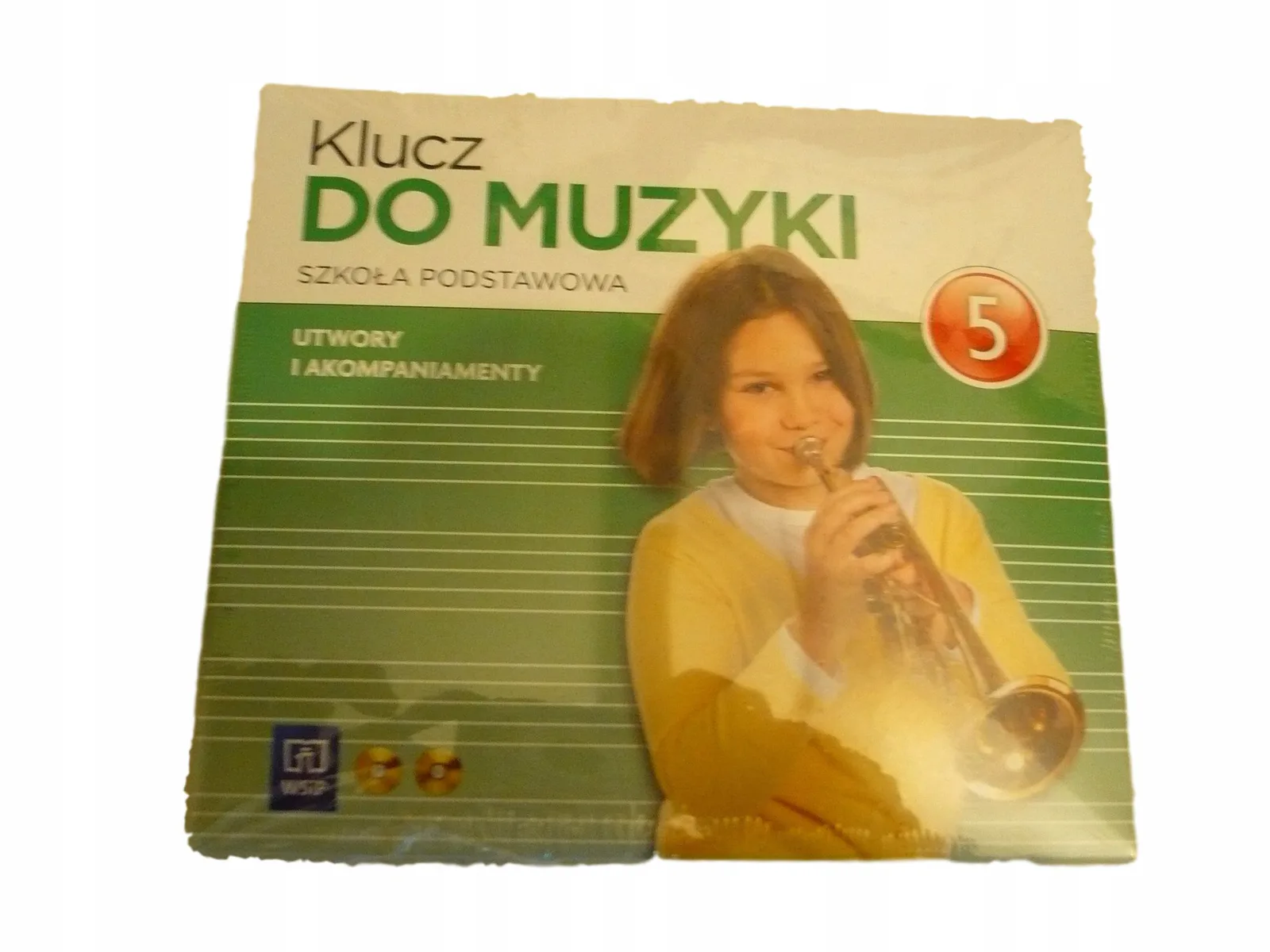 Okładka: KLUCZ DO MUZYKI 5 utwory i akompaniamenty WSIP