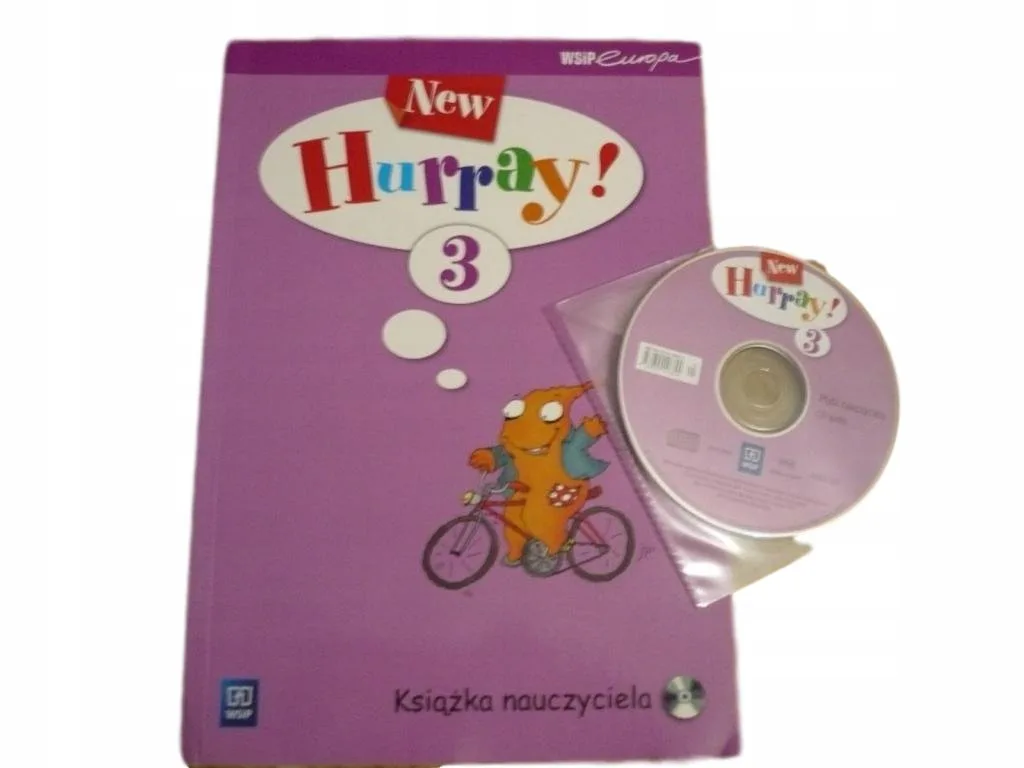 Okładka: NEW HURRAY 3 ksiązka nauczyciela + CD TESTY